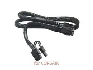 WISDUM New 8P TO DUAL 8PIN PCIE VGA POWER CABLE for CX550M CX650M CX750M RM650X WISDUM New 8P TO DUAL 8PIN PCIE VGA POWER CABLE for CX550M CX650M CX750M RM650X