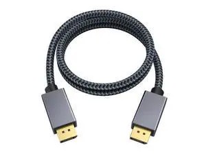 1.6ft/0.5M DisplayPort Cable, Short DP Cable for Gaming Monitor, TV, PC, Laptop and More, 4K@60Hz, 2K@144Hz, 2K@165Hz, Nylon Braided High Speed DisplayPort 1.2 1.6ft/0.5M DisplayPort Cable, Short DP Cable for Gaming Monitor, TV, PC, Laptop and More, 4K@60Hz, 2K@144Hz, 2K@165Hz, Nylon Braided High Speed DisplayPort 1.2