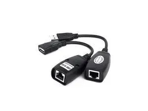 WISDUM USB 2.0 Extension Extender Adapter male & Female Up To 150ft Using CAT5/CAT5E/6 RJ45 Lan Network Ethernet Repeater Cable WISDUM USB 2.0 Extension Extender Adapter male & Female Up To 150ft Using CAT5/CAT5E/6 RJ45 Lan Network Ethernet Repeater Cable