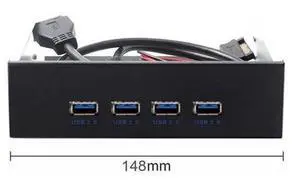 NGFF USB 3.0 HUB 4 Ports Front Panel to Motherboard 20Pin Connector Cable for 5.25" CD-ROM Bay NGFF USB 3.0 HUB 4 Ports Front Panel to Motherboard 20Pin Connector Cable for 5.25" CD-ROM Bay