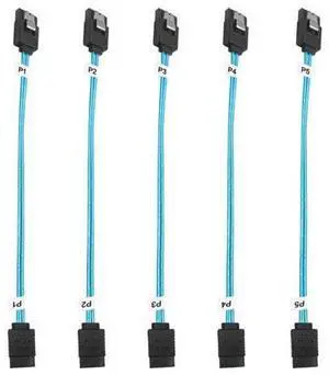 5Pack SATA III Cable:8 inch Short-SATA Cable Thin 0.2M, Straight Flexible 6Gb Data with Locking Latch for Hard Drive,SDD, HDD (0.6FT) 5Pack SATA III Cable:8 inch Short-SATA Cable Thin 0.2M, Straight Flexible 6Gb Data with Locking Latch for Hard Drive,SDD, HDD (0.6FT)