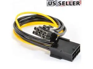 5-pack 8-Pin PCIE Power Extension Cable for Video Card PCI-Express PCI-E 5X 5-pack 8-Pin PCIE Power Extension Cable for Video Card PCI-Express PCI-E 5X