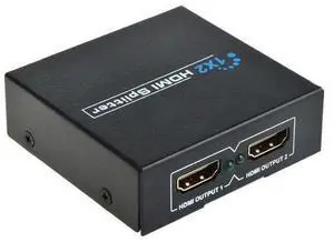 New Full HD 1x2 Port HDMI Splitter Amplifier Repeater 3D 1080p Female Switch Box Hub New Full HD 1x2 Port HDMI Splitter Amplifier Repeater 3D 1080p Female Switch Box Hub