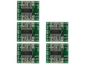 WISDUM 5pcs PAM8403 2x 3W Mini Digital Power Amplifier Board AMP Class D 2.5-5V Input WISDUM 5pcs PAM8403 2x 3W Mini Digital Power Amplifier Board AMP Class D 2.5-5V Input
