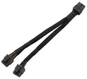WISDUM GPU PCI-e 8Pin PCI for Female to Dual GPU 8(6+2) Pin Male Graphics Video Card GPU 8 Pin Splitter Power Extension WISDUM GPU PCI-e 8Pin PCI for Female to Dual GPU 8(6+2) Pin Male Graphics Video Card GPU 8 Pin Splitter Power Extension