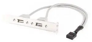 a13121900ux0279 Expansion 2 Ports Hub USB 2.0 to 9 Pin Header Mainboard Panel Bracket Plastic Metal a13121900ux0279 Expansion 2 Ports Hub USB 2.0 to 9 Pin Header Mainboard Panel Bracket Plastic Metal