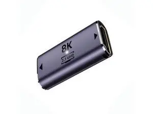 WISDUM Extension Gold Converter Adapter Support 8K 60hz HDTV HDMI 2.1 Female UHD HDMI Female WISDUM Extension Gold Converter Adapter Support 8K 60hz HDTV HDMI 2.1 Female UHD HDMI Female