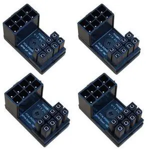 8 Pin 180 Degree Adapter, GPU VGA PCIe 8 Pin U Turn 180 Degree Angle Connector Power Adapter Board for Desktop Graphics Card 4pcs 8 Pin 180 Degree Adapter, GPU VGA PCIe 8 Pin U Turn 180 Degree Angle Connector Power Adapter Board for Desktop Graphics Card 4pcs