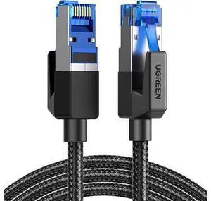 UGREEN Cat 8 Ethernet Cable 4.92FT, High Speed Braided 40Gbps 2000Mhz Network Cord Cat8 RJ45 Shielded Indoor Heavy Duty LAN Cables Compatible for Gaming PC PS5 Xbox Modem Router 4.92FT/1.5m UGREEN Cat 8 Ethernet Cable 4.92FT, High Speed Braided 40Gbps 2000Mhz Network Cord Cat8 RJ45 Shielded Indoor Heavy Duty LAN Cables Compatible for Gaming PC PS5 Xbox Modem Router 4.92FT/1.5m