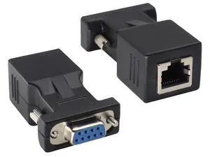 RS232 DB9 to RJ45 Converter RJ45 Female to DP9 9-Pin Serial Port RS232 Female Extender Adapter for Computer,Digital Machine Code Printer Transmission Distance Cable Adapter (2 Pack-Female) RS232 DB9 to RJ45 Converter RJ45 Female to DP9 9-Pin Serial Port RS232 Female Extender Adapter for Computer,Digital Machine Code Printer Transmission Distance Cable Adapter (2 Pack-Female)