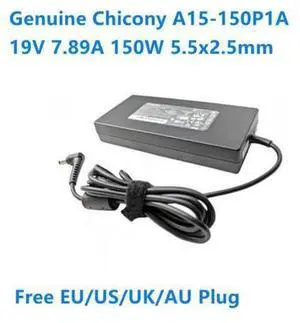 Chicony A15-150P1A 19V 7.89A 150W A150A010L AC Adapter For CLEVO W650KK1 P955EP6 P950HP6 Laptop Power Supply Charger Chicony A15-150P1A 19V 7.89A 150W A150A010L AC Adapter For CLEVO W650KK1 P955EP6 P950HP6 Laptop Power Supply Charger