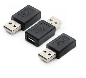 3 Pack USB 2.0 A Male to USB Micro Female Adapter Converter 3 Pack USB 2.0 A Male to USB Micro Female Adapter Converter