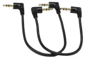 3.5mm Stereo Audio Cable, (2-Pack) Gold Plated 90 Degree Right & Left Angled 3.5mm Male to Male Stereo Audio Cable for Smartphones, Tablets, Media Players(3-P,9inch) 3.5mm Stereo Audio Cable, (2-Pack) Gold Plated 90 Degree Right & Left Angled 3.5mm Male to Male Stereo Audio Cable for Smartphones, Tablets, Media Players(3-P,9inch)