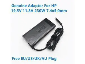 19.5V 11.8A 230W TPN-DA12 TPN-LA10 Power Supply AC Adapter For HP OMEN 17 L38011-003 925141-850 Laptop Charger 19.5V 11.8A 230W TPN-DA12 TPN-LA10 Power Supply AC Adapter For HP OMEN 17 L38011-003 925141-850 Laptop Charger