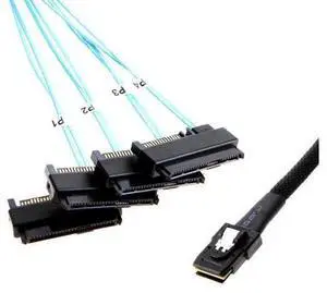 SATA Cable to 4 SFF-8482 Target Mini SAS SFF-8087 Host SAS Disk SATA Cable to 4 SFF-8482 Target Mini SAS SFF-8087 Host SAS Disk