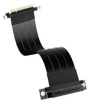 WISDUM PCIe 3.0 X8 Extension Cable PCI-E 8X Male to Female Riser Cable 25CM (90 Degree Female) WISDUM PCIe 3.0 X8 Extension Cable PCI-E 8X Male to Female Riser Cable 25CM (90 Degree Female)