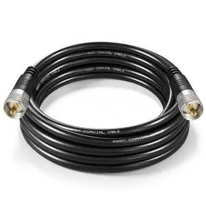 RG8x Coaxial Cable, CB Coax Cable, 12ft UHF PL259 Male to Male Low Loss CB Antenna Cables, 50 Ohm for HAM Radio, Antenna Analyzer RG8x Coaxial Cable, CB Coax Cable, 12ft UHF PL259 Male to Male Low Loss CB Antenna Cables, 50 Ohm for HAM Radio, Antenna Analyzer