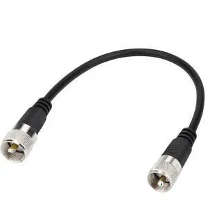 Ullnosoo RG8x Jumper Cable, 1ft CB Radio Antenna Coax Cable UHF PL259 Male to Male Low Loss CB 50 Ohm for HAM Radio, Antenna Analyzer, Dummy Load, SWR Meter Ullnosoo RG8x Jumper Cable, 1ft CB Radio Antenna Coax Cable UHF PL259 Male to Male Low Loss CB 50 Ohm for HAM Radio, Antenna Analyzer, Dummy Load, SWR Meter