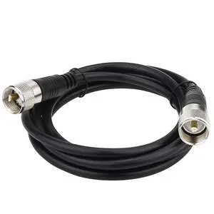 Ullnosoo RG8x Coaxial Cable 6 ft, CB Radio Antenna Coax Cable UHF PL259 Male to Male Low Loss CB 50 Ohm for HAM Radio, Antenna Analyzer, Dummy Load, SWR Meter Ullnosoo RG8x Coaxial Cable 6 ft, CB Radio Antenna Coax Cable UHF PL259 Male to Male Low Loss CB 50 Ohm for HAM Radio, Antenna Analyzer, Dummy Load, SWR Meter