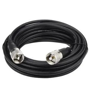 Ullnosoo RG8x Coaxial Cable, 25ft CB Radio Antenna Coax Cable UHF PL259 Male to Male Low Loss CB 50 Ohm for HAM Radio, Antenna Analyzer, Dummy Load, SWR Meter Ullnosoo RG8x Coaxial Cable, 25ft CB Radio Antenna Coax Cable UHF PL259 Male to Male Low Loss CB 50 Ohm for HAM Radio, Antenna Analyzer, Dummy Load, SWR Meter