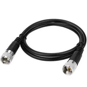Ullnosoo RG8x Coaxial Cable, 3ft CB Radio Jumper Cable PL259 UHF Patch Cord 50 ohm Low Loss for Ham, Antenna Analyzer, Dummy Load and SWR Meter Ullnosoo RG8x Coaxial Cable, 3ft CB Radio Jumper Cable PL259 UHF Patch Cord 50 ohm Low Loss for Ham, Antenna Analyzer, Dummy Load and SWR Meter