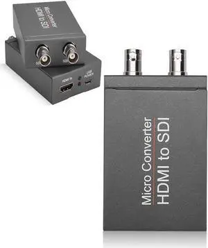 HDMI to SDI, HDMI to SDI Converter Two SDI Output Audio Embedder Support HDMI 1.3, 3G/ HD-SDI Auto Format Detection Extender for Camera CCTV HDMI to SDI, HDMI to SDI Converter Two SDI Output Audio Embedder Support HDMI 1.3, 3G/ HD-SDI Auto Format Detection Extender for Camera CCTV