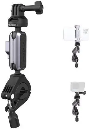 CapLock Quick Release Bike Motorcycle Handlebar Mount, 360°Dual-Ball Rotation, 1/4"-20 Adapter, for DJI OSMO Action 6/5 Pro/4/Pocket 4/3/Xtra Muse/Gopro/Insta360 Ace Pro 2/X5/Luna Ultra, Phone CapLock Quick Release Bike Motorcycle Handlebar Mount, 360°Dual-Ball Rotation, 1/4"-20 Adapter, for DJI OSMO Action 6/5 Pro/4/Pocket 4/3/Xtra Muse/Gopro/Insta360 Ace Pro 2/X5/Luna Ultra, Phone