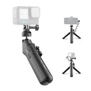 CapLock MantisPod Power for Gopro, Quick Release Charging Handle Grip Mount with Remote Control, 5000mAh Battery Power Selfie Stick, Vlog Attachment Tripod Monopod Bank for Gopro 13/12, Phone CapLock MantisPod Power for Gopro, Quick Release Charging Handle Grip Mount with Remote Control, 5000mAh Battery Power Selfie Stick, Vlog Attachment Tripod Monopod Bank for Gopro 13/12, Phone