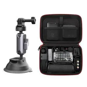 CapLock Suction Mount+Camera Carrying Case Compatible for DJI OSMO Action 4/3/2, Gopro Hero 12/11, OSMO Pocket 3/2 CapLock Suction Mount+Camera Carrying Case Compatible for DJI OSMO Action 4/3/2, Gopro Hero 12/11, OSMO Pocket 3/2