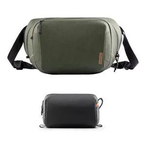 OneGo Solo V2 Camera Sling Bag+Wash Pouch Hanging Toiletry Bag for Men, Waterproof Dopp Kit Travel Makeup Bag Organizer for Toiletries & Cosmetics OneGo Solo V2 Camera Sling Bag+Wash Pouch Hanging Toiletry Bag for Men, Waterproof Dopp Kit Travel Makeup Bag Organizer for Toiletries & Cosmetics