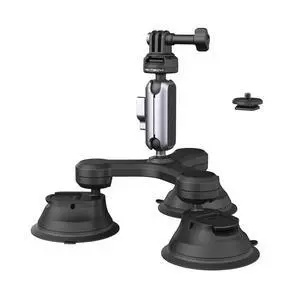 CapLock Triple Suction Mount Compatible for DJI OSMO Action 4/3/2, Gopro Hero 11/10/9/8 with 1/4"-20 Standard Thread Adapter, Action Camera and Smartphones for Insta360 ONE RS/R/ONE X3/X2 CapLock Triple Suction Mount Compatible for DJI OSMO Action 4/3/2, Gopro Hero 11/10/9/8 with 1/4"-20 Standard Thread Adapter, Action Camera and Smartphones for Insta360 ONE RS/R/ONE X3/X2