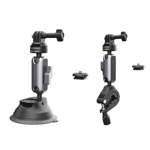 CapLock Suction Mount + Bike Motorcycle Handlebar Mount for DJI OSMO Action, Gopro Hero, OSMO Pocket CapLock Suction Mount + Bike Motorcycle Handlebar Mount for DJI OSMO Action, Gopro Hero, OSMO Pocket