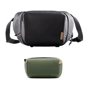 OneGo Solo V2 10LCamera Sling Bag+Tech Accessories Pouch Waterproof Small Electronics Organizer Bag for Sony/Canon/Nikon/DJI Mavic/Air/Mini/Tripod/Laptop OneGo Solo V2 10LCamera Sling Bag+Tech Accessories Pouch Waterproof Small Electronics Organizer Bag for Sony/Canon/Nikon/DJI Mavic/Air/Mini/Tripod/Laptop