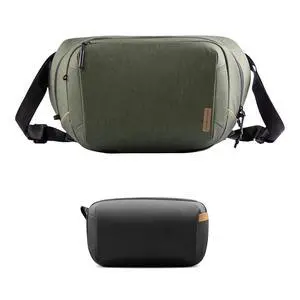 OneGo Solo V2 10L Camera Sling Bag+Tech Accessories Pouch Waterproof Small Electronics Organizer Bag for Sony/Canon/Nikon/DJI Mavic/Air/Mini/Tripod OneGo Solo V2 10L Camera Sling Bag+Tech Accessories Pouch Waterproof Small Electronics Organizer Bag for Sony/Canon/Nikon/DJI Mavic/Air/Mini/Tripod