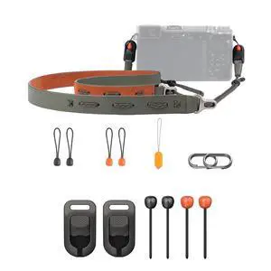 Camera Strap Slim (Vintage) w/Quick Connectors Slim Set | Durable Quick-Release Kit for Compact Cameras, Mirrorless & Smartphones Camera Strap Slim (Vintage) w/Quick Connectors Slim Set | Durable Quick-Release Kit for Compact Cameras, Mirrorless & Smartphones