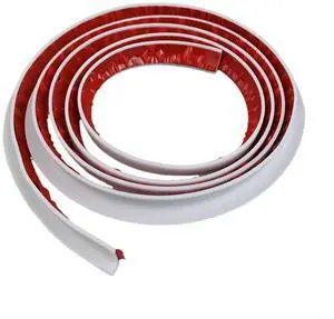 White 2M PVC Rubber Seal Gutter Strip,For Cars Vans RVs Boats,Flexible Drip Track Molding With Tape,Easy Install Weather Protection White 2M PVC Rubber Seal Gutter Strip,For Cars Vans RVs Boats,Flexible Drip Track Molding With Tape,Easy Install Weather Protection