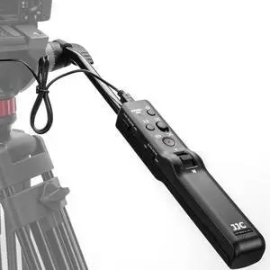 Tripod Pan Bar Handle Zoom Remote Control for Sony A7RV A7SIII A7IV A7RIV A7III A7S A7III II A9III II A1 ZV-1 FX30 FX3 HDR-CX405 FDR-AX53 Multi Terminal Cameras fits Selected Manfrotto Tripod 502 Head Tripod Pan Bar Handle Zoom Remote Control for Sony A7RV A7SIII A7IV A7RIV A7III A7S A7III II A9III II A1 ZV-1 FX30 FX3 HDR-CX405 FDR-AX53 Multi Terminal Cameras fits Selected Manfrotto Tripod 502 Head