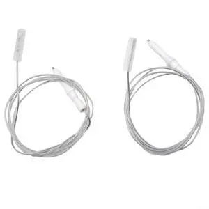2pcs Gas Stove Ignition Electrode with 900mm Wire for Most Brand Gas Cooker Range Parts Ceramic Spark Ignitor Replacement Kit for Easy Install Safe Use(45mm) 2pcs Gas Stove Ignition Electrode with 900mm Wire for Most Brand Gas Cooker Range Parts Ceramic Spark Ignitor Replacement Kit for Easy Install Safe Use(45mm)