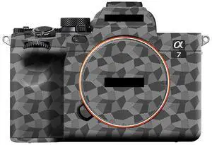 Anti-Scratch Anti-Wear Camera Body Skin Cover Protector Film for Sony A7III A7RIII (Fits A7 Mark III & A7R Mark III Only) Protective Decoration - Light Gray Geometric Anti-Scratch Anti-Wear Camera Body Skin Cover Protector Film for Sony A7III A7RIII (Fits A7 Mark III & A7R Mark III Only) Protective Decoration - Light Gray Geometric
