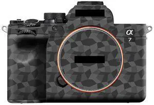 Anti-Scratch Anti-Wear Camera Body Skin Cover Protector Film for Sony A7III A7RIII (Fits A7 Mark III & A7R Mark III Only) Protective Decoration - Dark Gray Geometric Anti-Scratch Anti-Wear Camera Body Skin Cover Protector Film for Sony A7III A7RIII (Fits A7 Mark III & A7R Mark III Only) Protective Decoration - Dark Gray Geometric