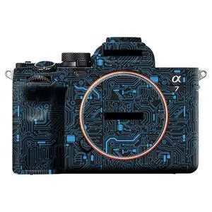 Anti-Scratch Anti-Wear Camera Body Skin Cover Protector Film for Sony A7III A7RIII (Fits A7 Mark III & A7R Mark III Only) Protective Decoration - Circuit Board Blue Anti-Scratch Anti-Wear Camera Body Skin Cover Protector Film for Sony A7III A7RIII (Fits A7 Mark III & A7R Mark III Only) Protective Decoration - Circuit Board Blue