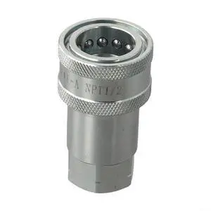 NPT 1/2 Hydraulic Quick Connector, for iso 7241-A High Pressure Coupling, Carbon Steel Self-Locking Fitting For Agriculture & Industrial Machinery, Male/Female, 40MPa(Female) NPT 1/2 Hydraulic Quick Connector, for iso 7241-A High Pressure Coupling, Carbon Steel Self-Locking Fitting For Agriculture & Industrial Machinery, Male/Female, 40MPa(Female)