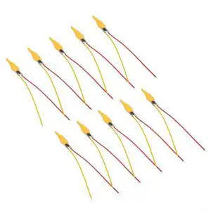 Flickering Flame LED Bulb 3V-5V Simulated Candle Light Diode for DIY Birthday Party Home Decoration Plastic Electronic Component(10pk) Flickering Flame LED Bulb 3V-5V Simulated Candle Light Diode for DIY Birthday Party Home Decoration Plastic Electronic Component(10pk)