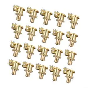 Brass Grease Cup Oiler with Spring Flip Cap, M6x1mm Thread, for Hit Miss Engine, 20pcs Brass Grease Cup Oiler with Spring Flip Cap, M6x1mm Thread, for Hit Miss Engine, 20pcs