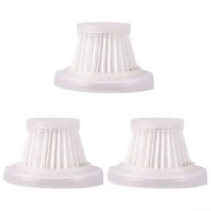 For Car Vacuum Cleaner Filter Replacement, High Efficiency Filtration Element, Portable Cordless Unit Accessory, for Easy Install Maintenance Part, 1 Pack(3pcs) For Car Vacuum Cleaner Filter Replacement, High Efficiency Filtration Element, Portable Cordless Unit Accessory, for Easy Install Maintenance Part, 1 Pack(3pcs)