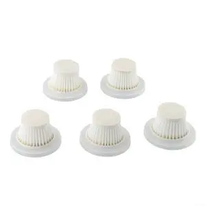 For Car Vacuum Cleaner Filter Replacement, High Efficiency Filtration Element, Portable Cordless Unit Accessory, for Easy Install Maintenance Part, 1 Pack(5pcs) For Car Vacuum Cleaner Filter Replacement, High Efficiency Filtration Element, Portable Cordless Unit Accessory, for Easy Install Maintenance Part, 1 Pack(5pcs)