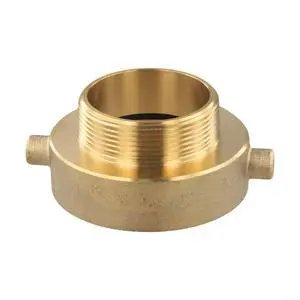 Brass Fire Hydrant Hose Adapter 2-1/2 Inch NST Female x 2 Inch NPT Male Swivel Fitting for Fire Equipment and Water Sources Gold Finish 1 Pack Brass Fire Hydrant Hose Adapter 2-1/2 Inch NST Female x 2 Inch NPT Male Swivel Fitting for Fire Equipment and Water Sources Gold Finish 1 Pack