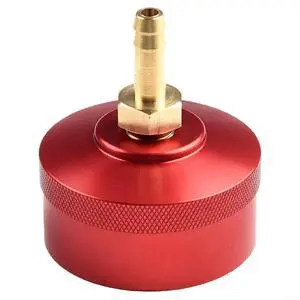 Extended Run Fuel Cap with Brass Hose EU2200i EU2000i EU1000i EU10i Generators, 1/4" NPT Port, Red Anodized Aluminum & Nitrile Gasket, 2000W 2200W Models Extended Run Fuel Cap with Brass Hose EU2200i EU2000i EU1000i EU10i Generators, 1/4" NPT Port, Red Anodized Aluminum & Nitrile Gasket, 2000W 2200W Models