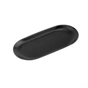 Stainless Steel Trinket Tray 9X3.8 Inch Oval Serving Plate For Jewelry Fruit Dessert Decor Storage Dish Kitchen Bathroom Vanity Silver(Black) Stainless Steel Trinket Tray 9X3.8 Inch Oval Serving Plate For Jewelry Fruit Dessert Decor Storage Dish Kitchen Bathroom Vanity Silver(Black)