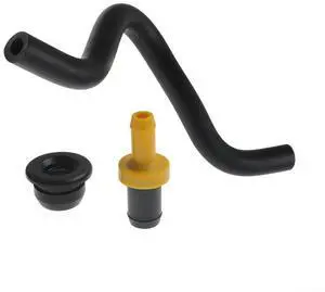 PCV Valve Pipe Hose Kit,For Honda Civic EX For GX,For HX Del Sol 1996-2000 Replace OEM 17131-P2J-000 17130-P2M-A00 11855-P72-000 Black ABS PCV Valve Pipe Hose Kit,For Honda Civic EX For GX,For HX Del Sol 1996-2000 Replace OEM 17131-P2J-000 17130-P2M-A00 11855-P72-000 Black ABS